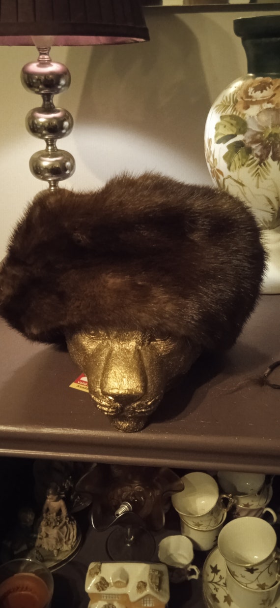 Beautiful vintage mink hat by Dolores