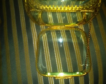 rare Napoleon III antique bijouterie box ormolou gilt bevelled glass