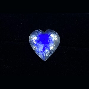 8mm Moonstone Heart Shape | AAAAA+++ Quality Blue Moonstone | Rainbow Moonstone | Natural Moonstone Faceted | Rainbow Moonstone Pear Faceted