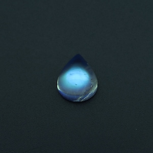 10x12mm Moonstone Pear Cabochon , AAA+ Quality Blue Moonstone, Rainbow Moonstone, Blue Flash  Rainbow Moonstone Pear Cabs, Price Per Piece