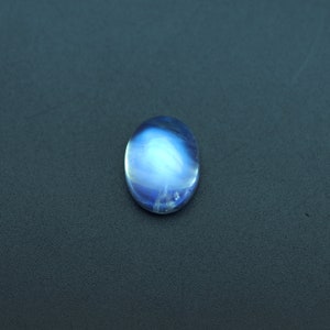 10.5x14mm  Rainbow Moonstone Oval Cabochon Loose Gemstone , AAA Quality Blue Moonstone, Rainbow Moonstone Oval Cab, Price Per Piece