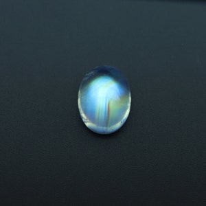 11.5x15mm Rainbow Moonstone Oval Cabochon Loose Gemstone , AAA Quality Blue Moonstone, Rainbow Moonstone Oval Cab, Price Per Piece