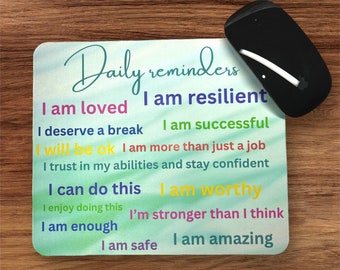 Affirmation Mouse mat