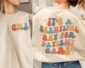 Personalized CMA sweatshirt, CMA shirt, cma gifts, Custom certified medical assistant crewneck, physician assistant sweater, cma graduation