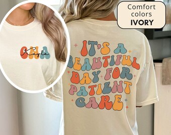 Custom Comfort colors CNA nurse shirt, CNA nurse gifts, personalized certified nursing assistant t-shirt, Nurse appreciation, CNA graduation