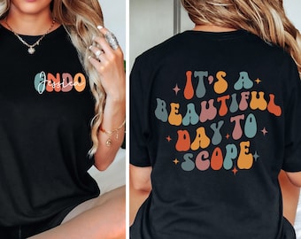 Personalized endoscopy shirt, custom endoscopy nurse T-shirt, Endo nurse tees, endoscopy tech tshirt, GI doctor, GI gifts, Gastro, GI nurse