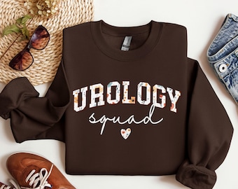 Urology squad sweatshirt, floral Urology nurse shirt, Urology doctor shirt, urology gift, nurse appreciation, Urology NP, Urologist shirt