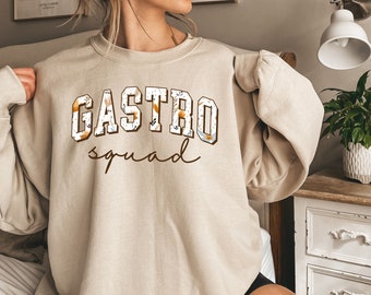 Floral Gastro squad sweatshirt, Gastro squad shirt, gastro doctor, GI nurse sweater, gastroenterology, Gastro nurse t-shirt, Gastro crew