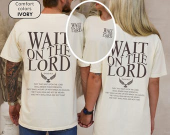 Christian couples shirt, They that wait upon the lord, bible verse tee, Isaiah 40:31, Christian gifts, Christian group shirt, church tshirt
