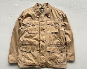 Vintage 90's Timberland Weathergear Zipper Jacket Double Pocket