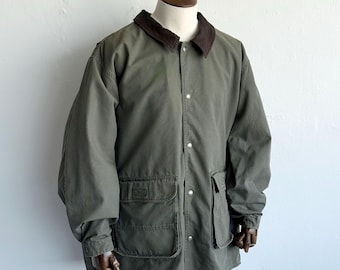 Chaqueta Woolrich Olive Barn con forro interior extraíble, estilo vintage de los 90 - XXL