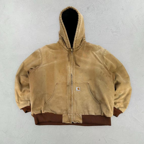 Carhartt Vintage Hamilton Brown Active Jacket - XL - Etsy