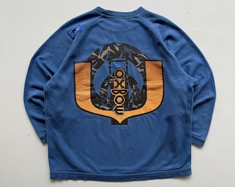 Blue Oxbow 90's Vintage Surfer Graphic Sweatshirt Jumper - Medium