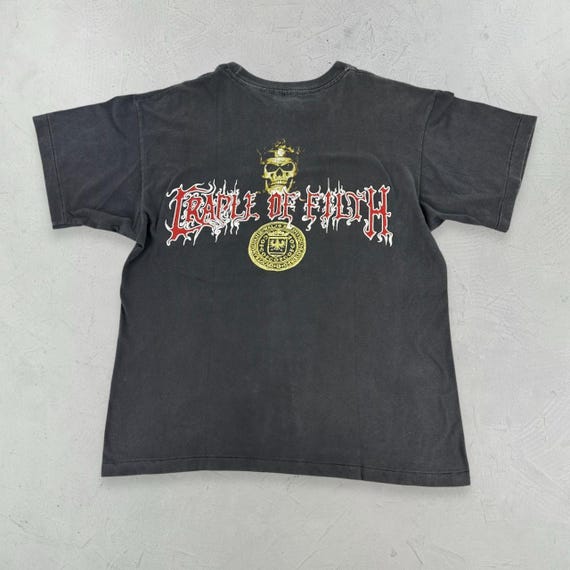 Cradle of Filth Rare Dani Filth 90s Metal Band T-shirt - Large - Etsy