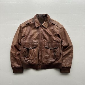 Vintage Mens Leather Chevignon Jacket - Etsy