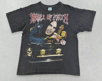 cradle of filth tシャツ VINTAGE 90s Vintage 90s Cradle of Filth Cruelty Priest Metal Band Tshirt XL
