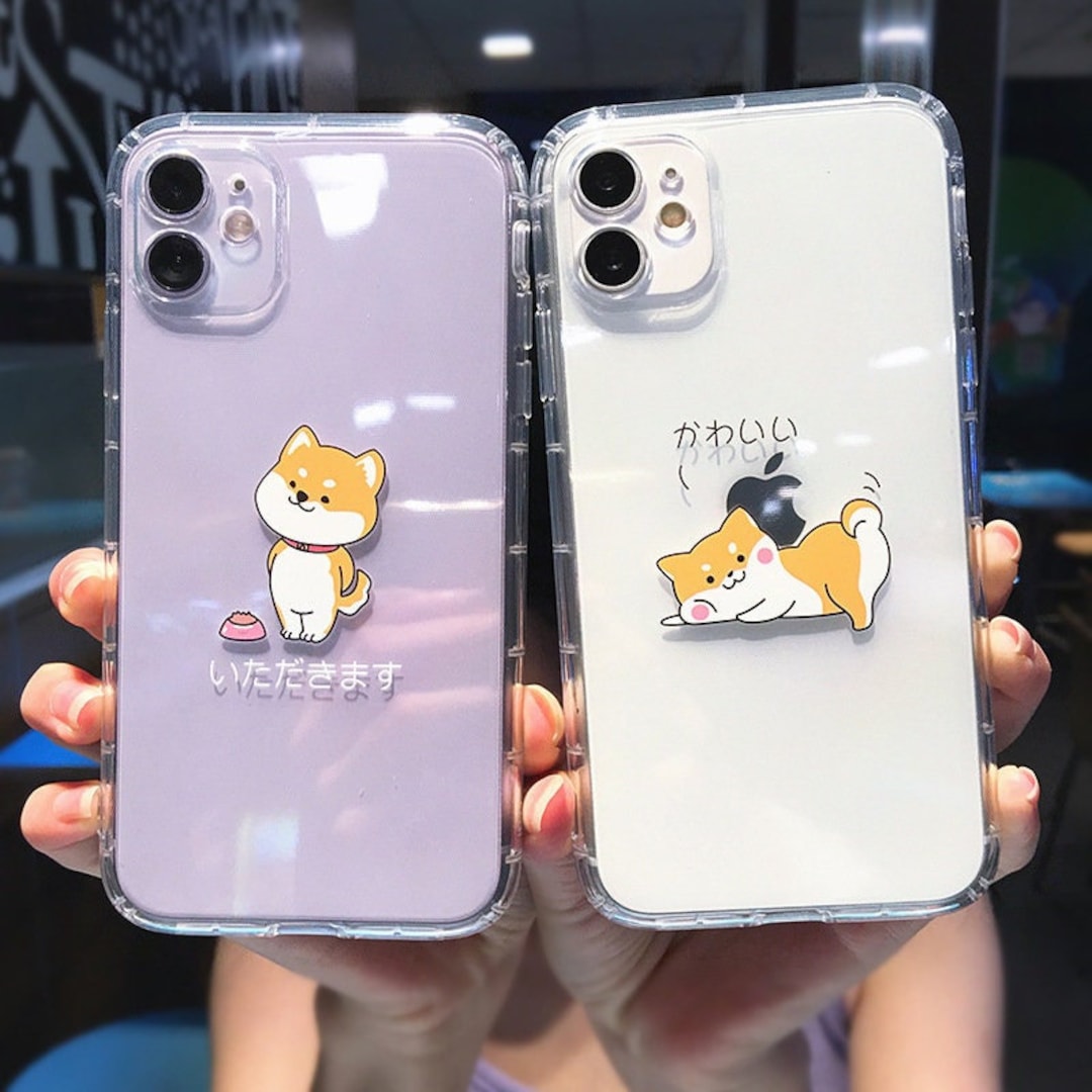 Creative Cartoon Dog Cute Shiba Inu Transparent Phone Case - Etsy Creative Cartoon Dog Cute Shiba Inu Transparent Phone Case - Etsy