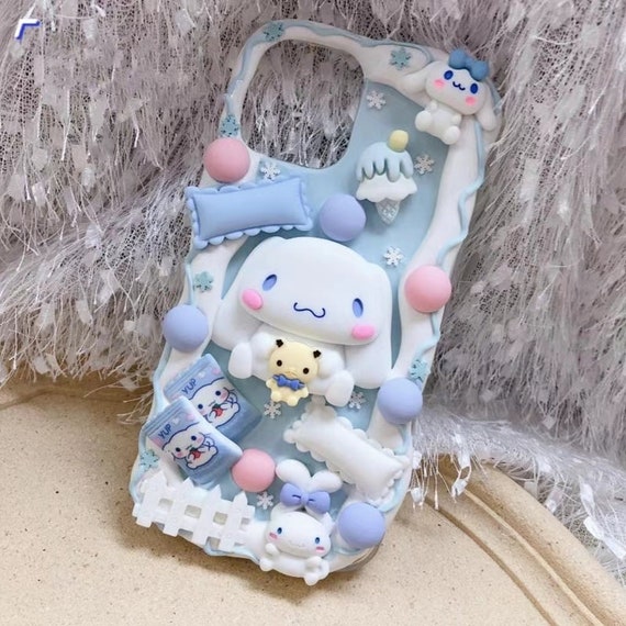 Kawaii Cinnamoroll Iphone Case Cute Phone Case Kawaii Etsy