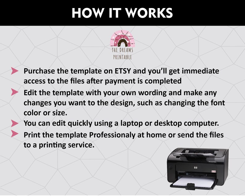 Money Holder Card Template, Canva Editable (Digital Download) image 2