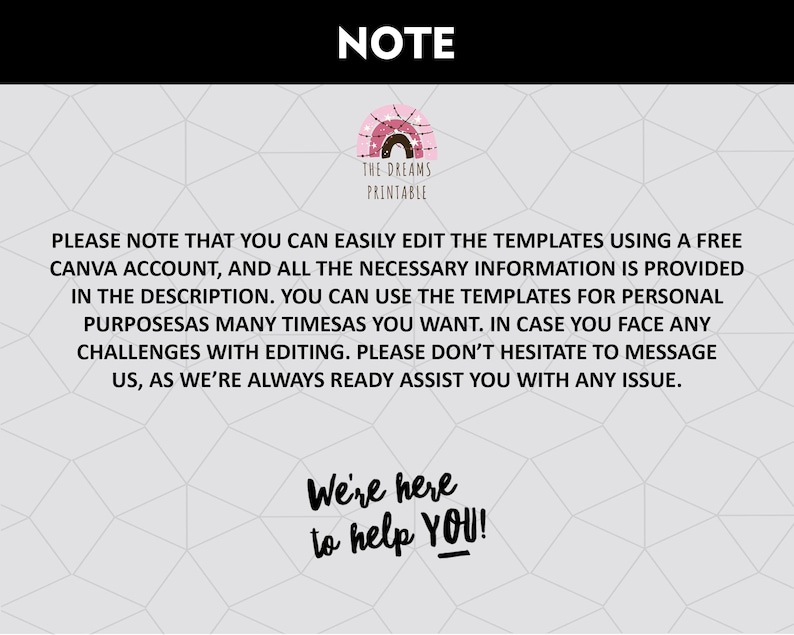 Money Holder Card Template, Canva Editable (Digital Download) image 3