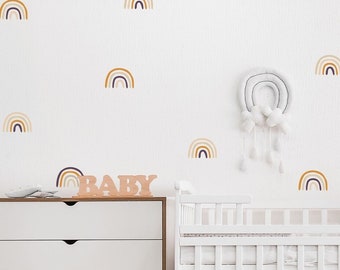 Aufkleber bunte Regenbogen, Aufkleberset, Aufkleber für das Zimmer, buntes Dekor, dekorative Aufkleber, Wandaufkleber, eigene Farben A182