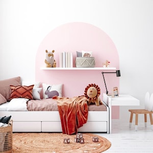 Boho Bogen Vinyl Wandtattoo, große Bogen Aufkleber, Kopfteil Wandaufkleber, Bett Bogen Aufkleber, Boho Dekor