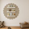 Wall Sticker Circle Scallop, Round wall decals, Big wall stickers, Kids room wall decor, Kids Room or Accent Wall Decor A236 product logo