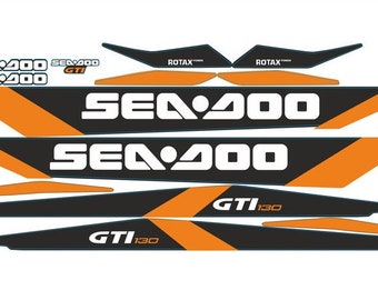 Custom Decals kit for "Sea-doo Gti Se 130" model 2015-2016