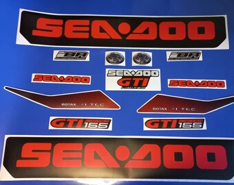 Custom Decals kit for "Sea-doo GTI 155 Limited"-model 2013-2014