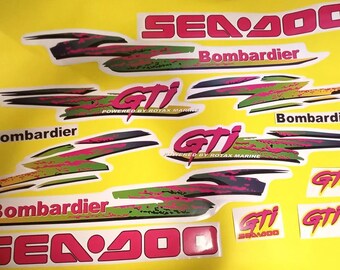 Custom Decals kit for "Sea-doo Gti"-model 1997