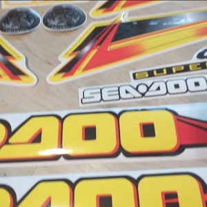 Dekalkit för "Sea-doo Gtx Sc 185 Supercharged" - modell 2004-2005 bild 6