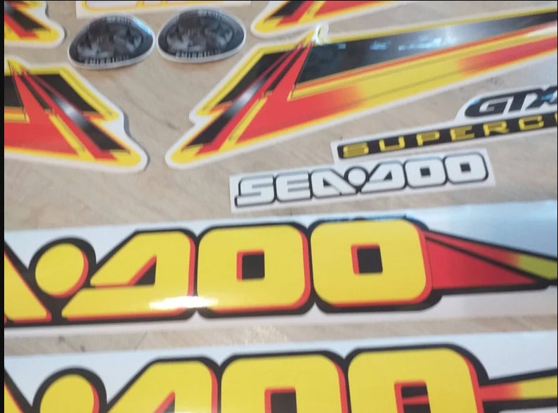Dekalkit för "Sea-doo Gtx Sc 185 Supercharged" - modell 2004-2005 bild 6