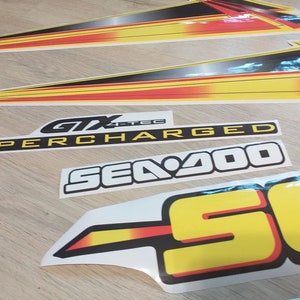 Dekalkit för "Sea-doo Gtx Sc 185 Supercharged" - modell 2004-2005 bild 5
