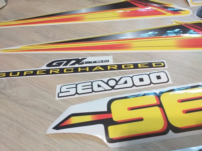 Dekalkit för "Sea-doo Gtx Sc 185 Supercharged" - modell 2004-2005 bild 5