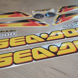 Dekalkit för "Sea-doo Gtx Sc 185 Supercharged" - modell 2004-2005 bild 1
