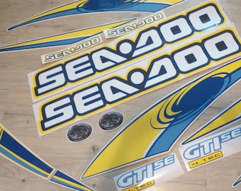 Custom Decals kit for Sea-doo Gti Se 130 4-tec-model 2006-2009