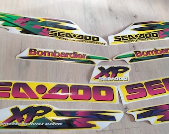 Kit de calcomanías personalizadas para el modelo "Sea-doo XP" (1997-1999)
