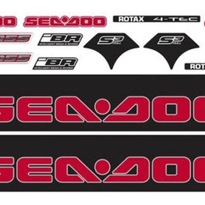 Kit de calcomanías personalizadas para "Sea-doo GTX 155"-modelo 2010