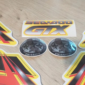 Dekalkit för "Sea-doo Gtx Sc 185 Supercharged" - modell 2004-2005 bild 4