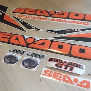 Custom Decals Kit for &quot;Sea-Doo Gti 130&quot; model 2010