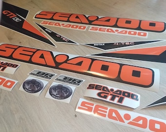 Custom Decals Kit for "Sea-Doo Gti 130" model 2010