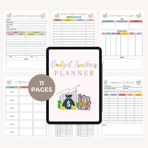 Ultimate Budget Tracker Planner Printable Kit Financial Tracker, Zero ...