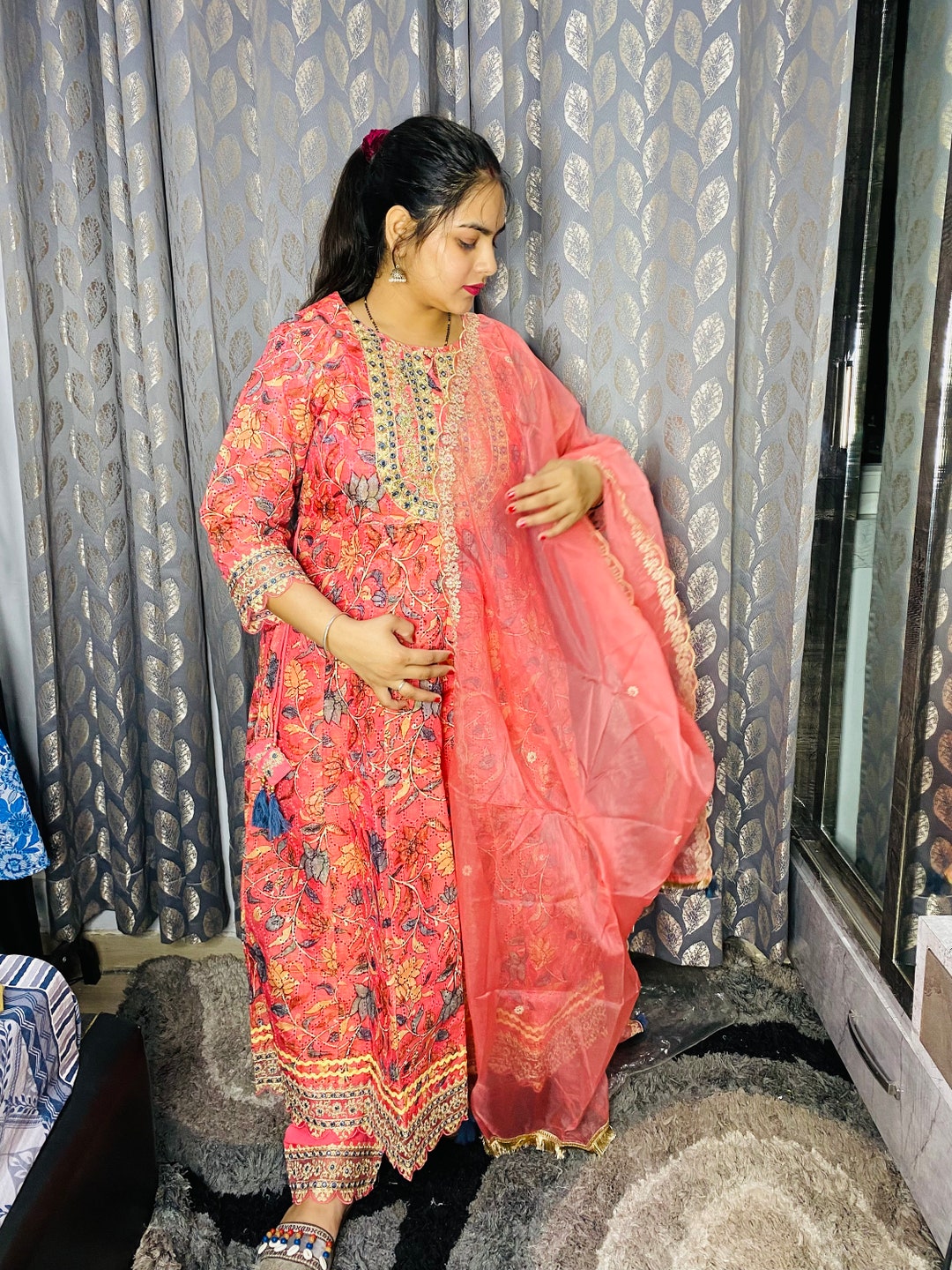 NEHA - Premium floral Designer Anarkali