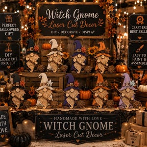 Spooky Gnome Laser Cut File
