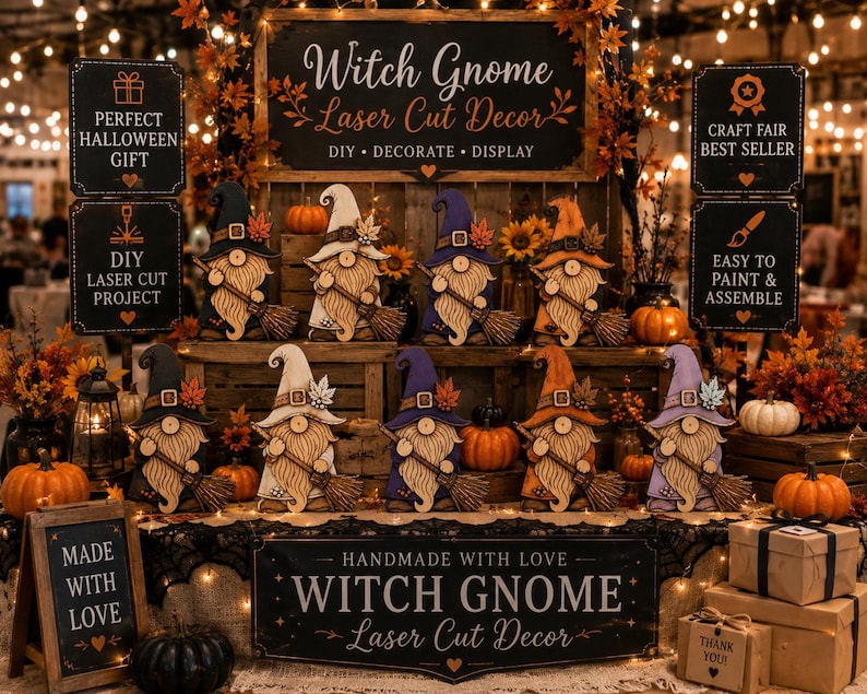 Spooky Gnome Laser Cut File