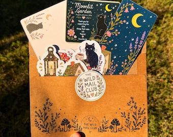 De Wild Mail Club | Gezellig postabonnement | Maandelijkse sticker- en ansichtkaartenclub | Vrolijke post | Exclusief geïllustreerd cadeau