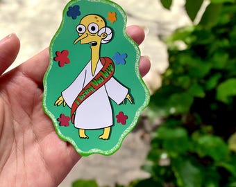 90s Cartoon Sticker | Retro Nostalgia Vinyl Decal (7 x 10 cm)