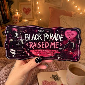 Dark Romance Sticker | Booktok Kindle Decal | Morally Grey Men & Villain Lover Gift | Emo Reader Aesthetic