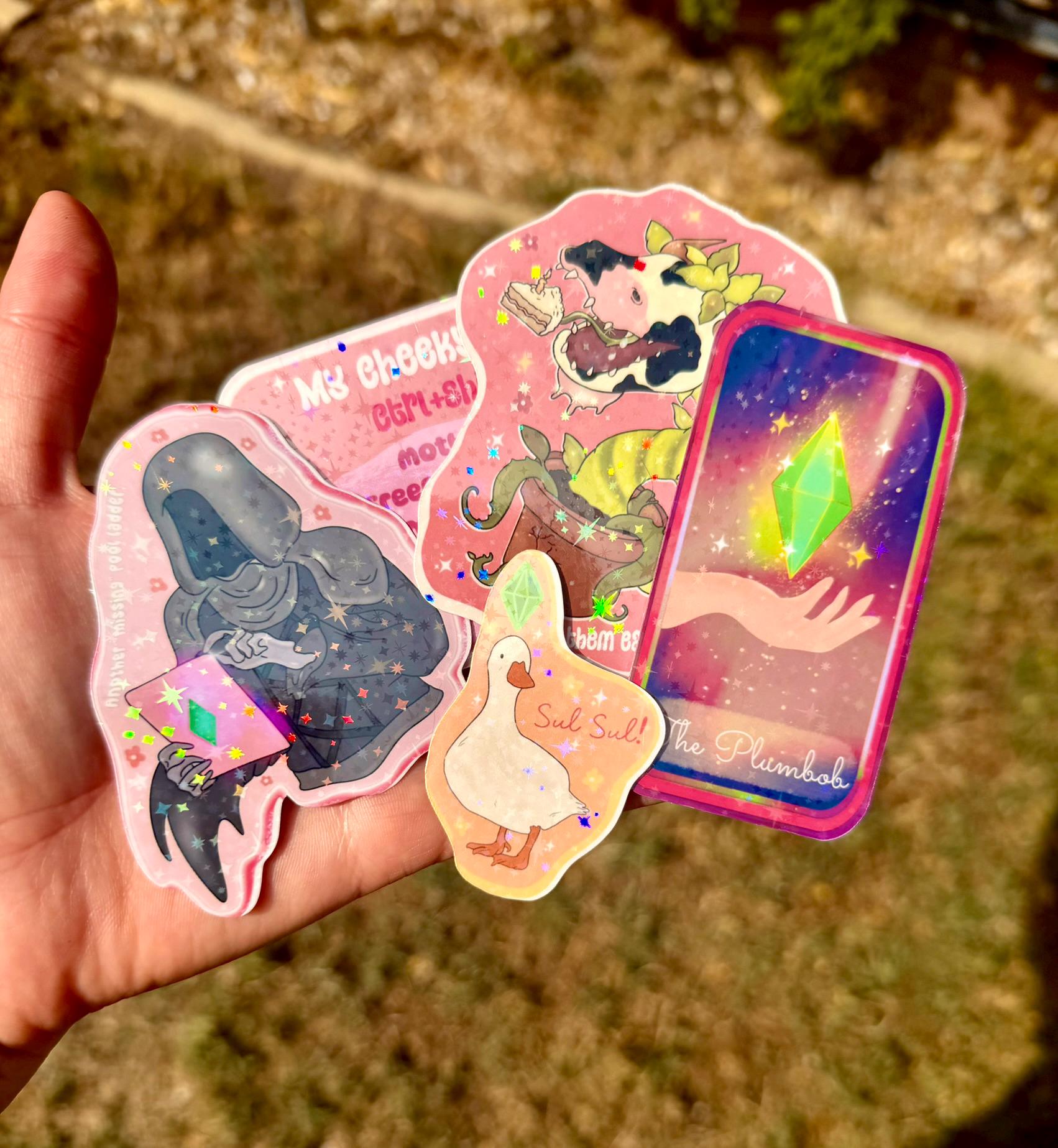 The Sims 4 Glitter Sticker Set, Laptop Stickers, Sul Sul Simlish Sims ...