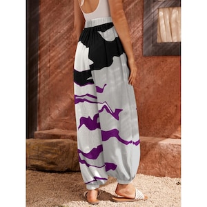 Demisexual Pride Carrot Pants Poured Paint Colors of Demisexual Pride Flag Demisexual Pride, LGBT Clothing Gift for Demisexuals Sizes to 6XL